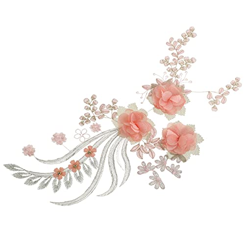 PartyKindom Blumenaufnäher für Kleidung Bestickte Applikationen zum Aufbügeln oder Nähen Geeignet für Kleider Jeans Taschen und DIY Projekte Hochwertige Patches für Kreative Bastelarbeiten von PartyKindom