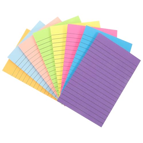 PartyKindom Bunte Selbstklebende Haftnotizen Tearable Memo Pads für Büro Zuhause Farben Praktische Notizzettel für Listen und Erinnerungen PartyKindom Bunte Selbstklebende Haftnotizen Tearable Memo Pads für Büro Zuhause Farben Praktische Notizzettel für Listen und Erinnerungen von PartyKindom