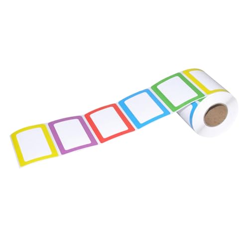 PartyKindom Bunte Selbstklebende Namensetiketten Beschreibbares Papier mit Barcode Langlebige Farbige Aufkleber für Party Büro Haushalt und Organisation PartyKindom Bunte Selbstklebende Namensetiketten Beschreibbares Papier mit Barcode Langlebige Farbige Aufkleber für Party Büro Haushalt und Organisation von PartyKindom