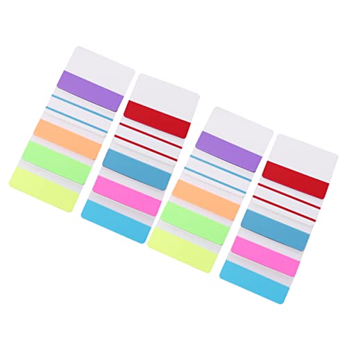 PartyKindom Bunte Transparente Index Klebetabs Große Selbstklebende Lesemarkierer für Bücher und Notizen Wiederverwendbare Büro und Schulzubehör Einfache Seitenmarkierung und PartyKindom Bunte Transparente Index Klebetabs Große Selbstklebende Lesemarkierer für Bücher und Notizen Wiederverwendbare Büro und Schulzubehör Einfache Seitenmarkierung und von PartyKindom
