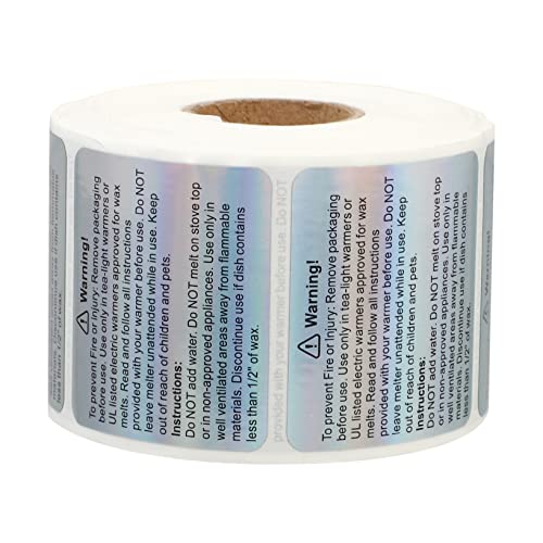 PartyKindom Candle Warning Labels Rolle mit Aufklebern für Kerzenbehälter Haftetiketten für Wachs Schmelzen Sicherheitshinweise PartyKindom Candle Warning Labels Rolle mit Aufklebern für Kerzenbehälter Haftetiketten für Wachs Schmelzen Sicherheitshinweise von PartyKindom