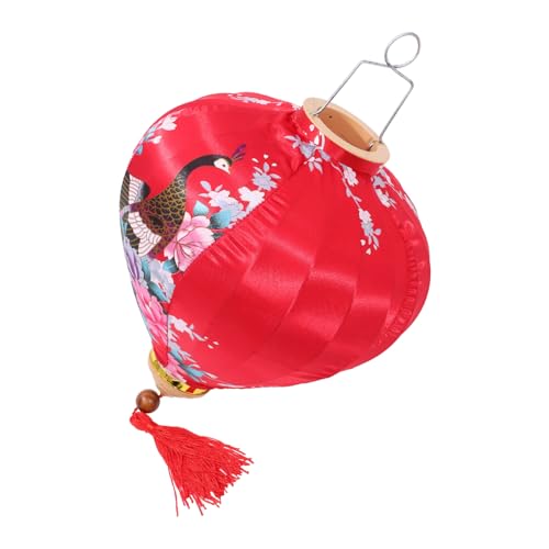 PartyKindom Chinesische Stil Laterne Rote Peacock Laterne Outdoor Dekoration Frühling Festival Party Festliche Atmosphäre PartyKindom Chinesische Stil Laterne Rote Peacock Laterne Outdoor Dekoration Frühling Festival Party Festliche Atmosphäre von PartyKindom