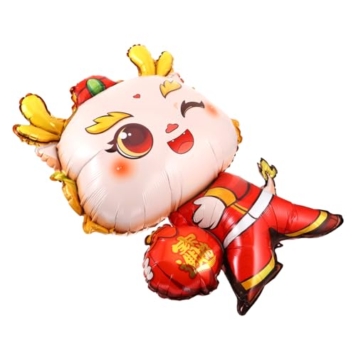 PartyKindom Chinesischer Neujahr Luftballon Drachenfigur Partydeko Aufblasbar Lunar Year Fest Dekoration für Familienfest und Jahreswechsel PartyKindom Chinesischer Neujahr Luftballon Drachenfigur Partydeko Aufblasbar Lunar Year Fest Dekoration für Familienfest und Jahreswechsel von PartyKindom