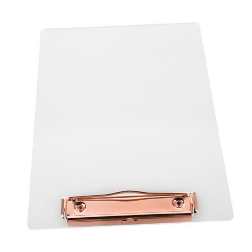 PartyKindom Clipboard Transparente Schreibunterlage mit Clip für Büro und Schule Leicht Tragbar und Langlebig für Effizientes Arbeiten und Lernen von PartyKindom