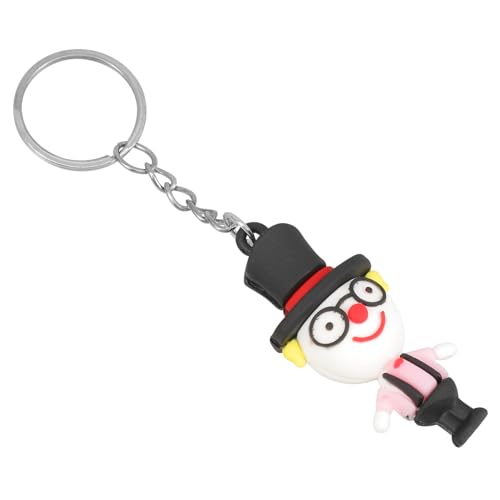 PartyKindom Clown-puppen-schlüsselanhänger Schlüsselkette Schlüsselbund Taschenanhänger Schlüsselanhänger Plüsch Schlüsselanhänger Süß Schlüsselringe Schlüsselhalter Brieftasche Zinklegierung von PartyKindom