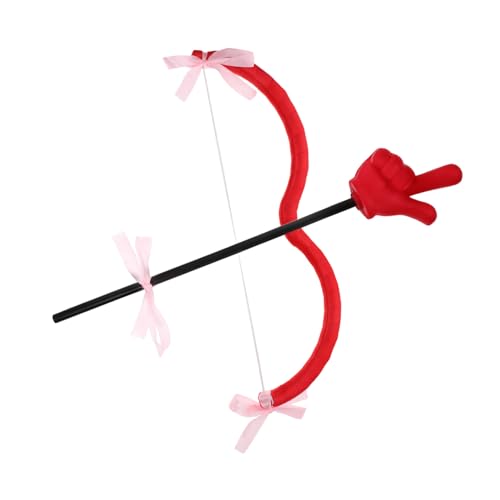 PartyKindom Cupid Kostüm Amor Bogen Zubehör für Valentinstag Mottopartys Maskenbälle Komfortables Cosplay Accessoire für Romantische Feiern PartyKindom Cupid Kostüm Amor Bogen Zubehör für Valentinstag Mottopartys Maskenbälle Komfortables Cosplay Accessoire für Romantische Feiern von PartyKindom