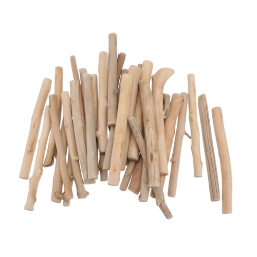 PartyKindom DIY Holzstäbchen Natürlichem Holz für Bastelprojekte Glatte Oberfläche Robust und Langlebig für Kreative und Dekorationen von PartyKindom