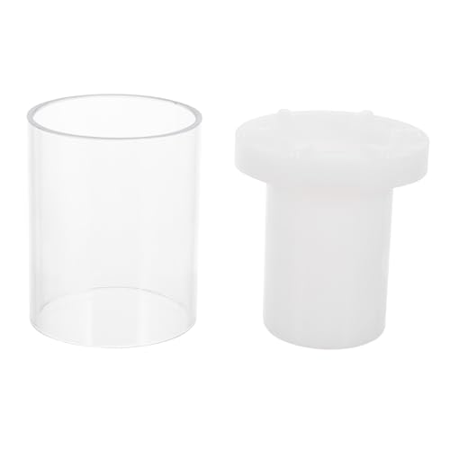 PartyKindom DIY Kerzenform aus Kunststoff Hohlzylindrische Gießform Wiederverwendbar Kreativ für Individuelle Bunte Kerzenherstellung und Dekorative Handwerksprojekte Wiederverwendbar von PartyKindom