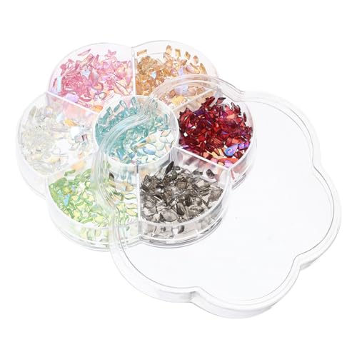 PartyKindom DIY Nagelsteinharz Nagelkristalle Mehrfarbige Nageldekorationen für Nagelkunst für Anfänger und Profis Vielseitig Einsetzbar für Home Dekoration PartyKindom DIY Nagelsteinharz Nagelkristalle Mehrfarbige Nageldekorationen für Nagelkunst für Anfänger und Profis Vielseitig Einsetzbar für Home Dekoration von PartyKindom