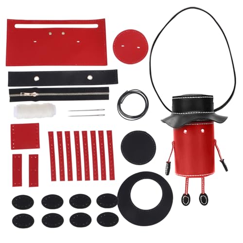 PartyKindom DIY PU Rot Eimertasche Langlebiges Material DIY Zubehör für Handgemachte Wasserbeutel Nähset für Einzigartige Geschenkherstellung und Kreative Taschenherstellung PartyKindom DIY PU Rot Eimertasche Langlebiges Material DIY Zubehör für Handgemachte Wasserbeutel Nähset für Einzigartige Geschenkherstellung und Kreative Taschenherstellung von PartyKindom