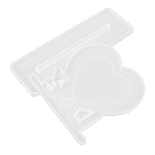 PartyKindom DIY Silikon Fotorahmen Form Herzförmig Flexible Gießform für Resin Bilderrahmen Wiederverwendbar Praktisch für Foto und Wohnkultur Transparent Sicher und Langlebig von PartyKindom