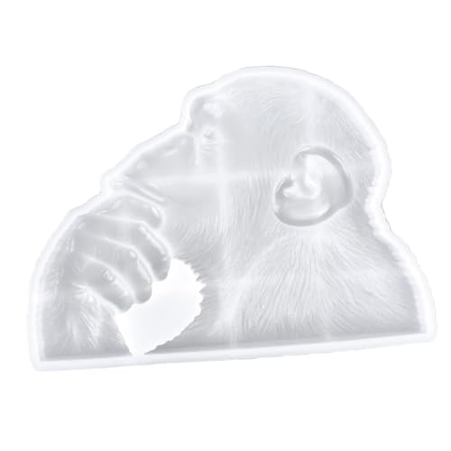 PartyKindom DIY Silikon Gorilla Form Epoxidharz Gießform Kreative Silikonform für Basteln und Dekoration Langlebig Flexibel Einfach zu Entformen für DIY Kunsthandwerk von PartyKindom