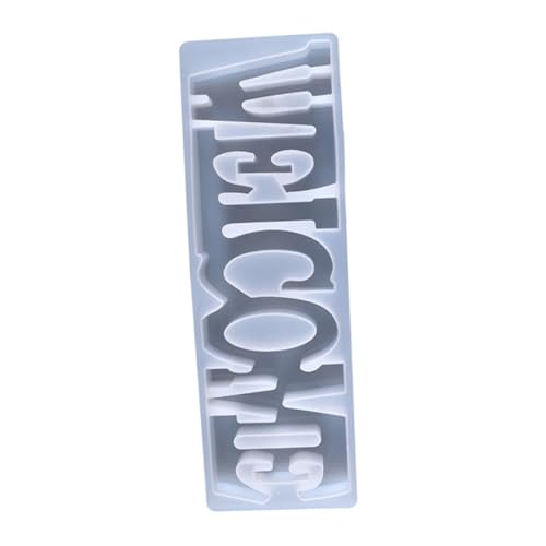 PartyKindom DIY Silikonform für Epoxidharz Gießform für Willkommen Schild Hochflexibel Langlebig und Leicht zu Reinigen für Bastelprojekte und PartyKindom DIY Silikonform für Epoxidharz Gießform für Willkommen Schild Hochflexibel Langlebig und Leicht zu Reinigen für Bastelprojekte und von PartyKindom