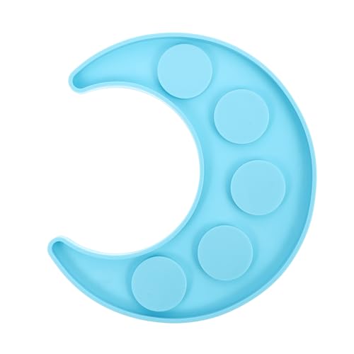 PartyKindom DIY Silikonform für Weingläser Mondform für Dekoration und Kunsthandwerk Flexibel und Transparent für Epoxidharz und Kreative Bastelprojekte von PartyKindom