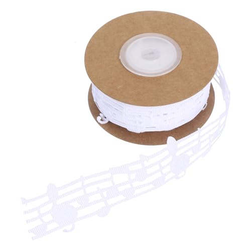 PartyKindom Dekoratives Musikalisches Notenband für Diy Projekte Geschenkverpackung und Hochzeitsfeiern Yards Weiß PartyKindom Dekoratives Musikalisches Notenband für Diy Projekte Geschenkverpackung und Hochzeitsfeiern Yards Weiß von PartyKindom