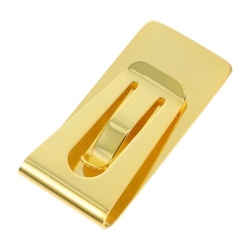 PartyKindom Edelstahl Geldclip Multifunktional als Geldklammer Kartenhalter Lesezeichen und Büroklammer Schlankes Design Goldfarben Vielseitig Nutzbar für Dokumente Bargeld und Etiketten PartyKindom Edelstahl Geldclip Multifunktional als Geldklammer Kartenhalter Lesezeichen und Büroklammer Schlankes Design Goldfarben Vielseitig Nutzbar für Dokumente Bargeld und Etiketten von PartyKindom