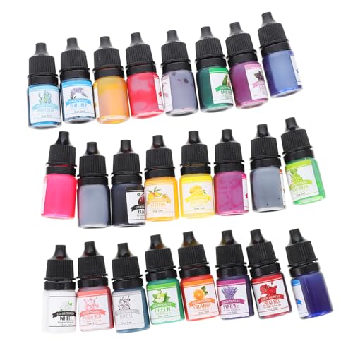 PartyKindom Epoxidharz Farbpigmente Farben Konzentrierte UV Harzfarbe für DIY Schmuckherstellung pro Flasche Stabile Farbtöne für Kreative Epoxidkunst für Gießen und von PartyKindom