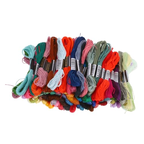 PartyKindom Farben Stickgarn Set Farbiges Baumwoll Embroidery Thread Kit Fadebeständig Vielseitig für Diy Kreuzstich Armbänder Haushalt Strickzubehör Anfänger Profi Geeignet PartyKindom Farben Stickgarn Set Farbiges Baumwoll Embroidery Thread Kit Fadebeständig Vielseitig für Diy Kreuzstich Armbänder Haushalt Strickzubehör Anfänger Profi Geeignet von PartyKindom