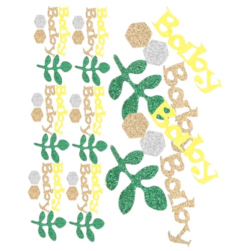 PartyKindom Feines Mausohren Deko Konfetti aus Filz Langlebige Tischdekoration für Geburtstags und Hochzeitsfeiern Mehrfarbiges Party Konfetti Stabile Geburtstags und Festtags Atmosphäre von PartyKindom