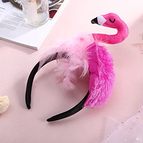 PartyKindom Flamingo-Stirnband Karnevals-Kopfschmuck: Süßer Kreativer Haarreifen Für Sommer-Strandpartys Geburtstag Halloween Karneval von PartyKindom