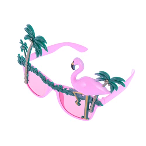 PartyKindom Flamingo-brille Im Hawaii-stil Lustige Party-sonnenbrille Für Kreative Fotos Leicht Stabil Und Bequem Für Lange Tragezeiten Dekoration Für Unvergessliche Partys von PartyKindom