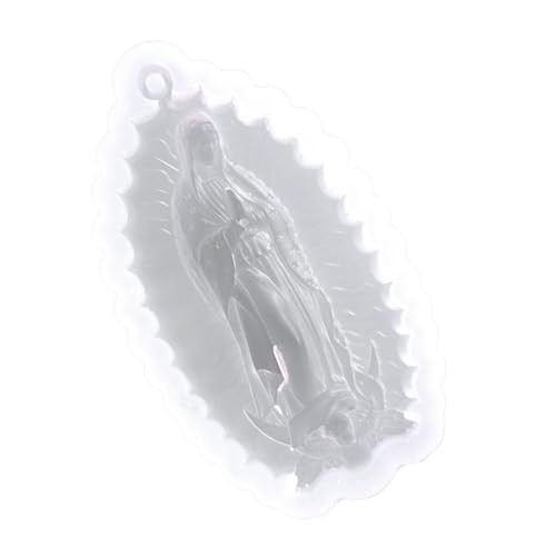 PartyKindom Flexible Silikonform Engel DIY Epoxidharz Gießform für Schlüsselanhänger Basteln Handgemachte Anhänger Silikon Gießformen Zubehör von PartyKindom