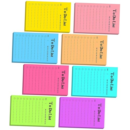 PartyKindom Fluoreszierende Notizzettel Tragbare Abreißbare Memo Sticker mit Starker Haftung Kompakte To Do Listen für Schule Büro und Haushalt Praktische Planungshilfen Vielseitig Einsetzbar PartyKindom Fluoreszierende Notizzettel Tragbare Abreißbare Memo Sticker mit Starker Haftung Kompakte To Do Listen für Schule Büro und Haushalt Praktische Planungshilfen Vielseitig Einsetzbar von PartyKindom