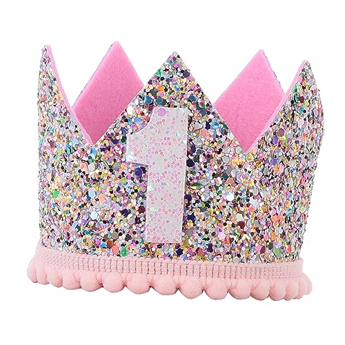 PartyKindom Geburtstagskrone Für Jungen Und Mädchen Farbenfrohes Kronen Haarband Aus Weichem Material Für Erste Geburtstagsfeier Perfektes Party Accessoire Für Neugeborene PartyKindom Geburtstagskrone Für Jungen Und Mädchen Farbenfrohes Kronen Haarband Aus Weichem Material Für Erste Geburtstagsfeier Perfektes Party Accessoire Für Neugeborene von PartyKindom