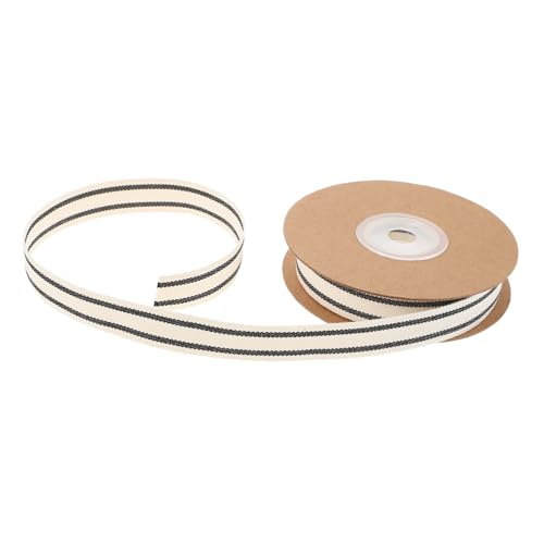 PartyKindom Gestreiftes Baumwollband Doppelseitig Genäht Langlebiges Weiches Zierband zum Nähen DIY Haarschleifen Geschenkverpackung Hochzeit Geburtstag Valentinstag von PartyKindom