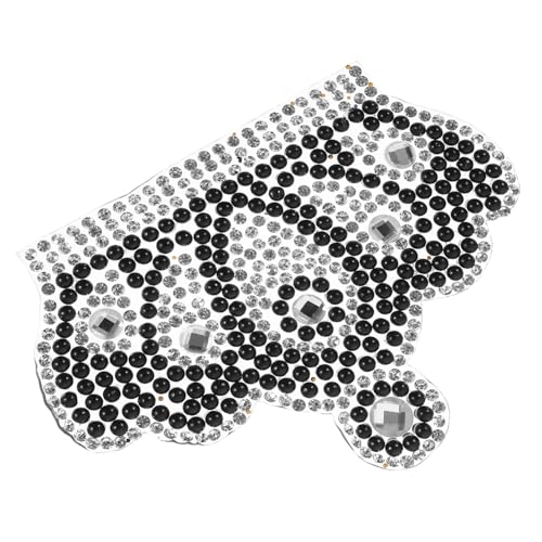 PartyKindom Glitzernde Kronen Aufbügelflicken mit Strasssteinen Selbstklebend für DIY Kleidung Taschen Hüte Leichte Paillettenapplikation Einfach Anzubringen Modisches Textil Zubehör von PartyKindom
