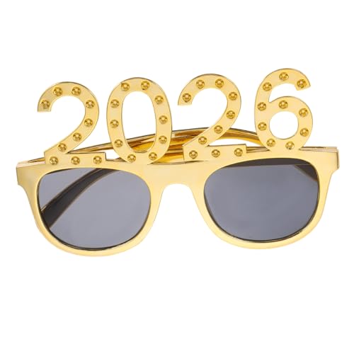 PartyKindom Glitzernde Party Eyewear für Feiern Foto Booth Requisite für Abschlussfeiern Festliche Anlässe Leicht Tragbar für Erinnerungsfotos von PartyKindom
