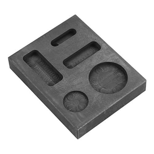 PartyKindom Graphit Gießform Fach Mulden Schmelzform für Gold Silber Hochreine Hitzebeständige Schmuckgussform mit Ausgezeichneter Wärmeleitung und Korrosionsbeständigem Material PartyKindom Graphit Gießform Fach Mulden Schmelzform für Gold Silber Hochreine Hitzebeständige Schmuckgussform mit Ausgezeichneter Wärmeleitung und Korrosionsbeständigem Material von PartyKindom