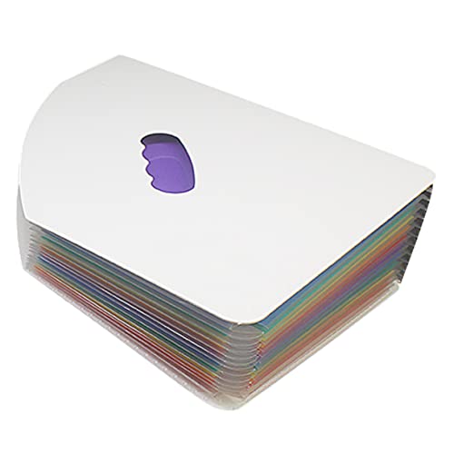 PartyKindom Hanaper Dokumentenorganizer mit Buntem Design Fächer Langlebiger für Aufbewahrung von Dateien und Testunterlagen Praktischer Papierordner von PartyKindom