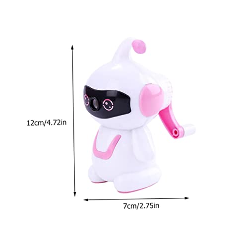 PartyKindom Handkurbel Bleistiftspitzer Roboter Cartoon Design Robuster Manueller Anspitzer für Schul und Bürobedarf für Schüler und Zuhause Langlebiges Schreibwaren Tool PartyKindom Handkurbel Bleistiftspitzer Roboter Cartoon Design Robuster Manueller Anspitzer für Schul und Bürobedarf für Schüler und Zuhause Langlebiges Schreibwaren Tool von PartyKindom