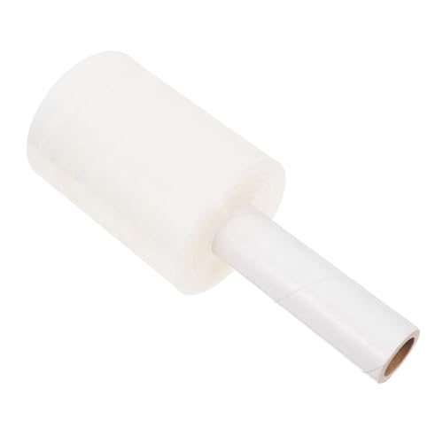 PartyKindom Handliche Stretchfolie mit Griff Transparente Verpackungsfolie Wetterfeste Umzugsfolie für Möbel Vielseitige Stretchfolie zum Sicheren Verpacken und Schutz Beim Transport von PartyKindom