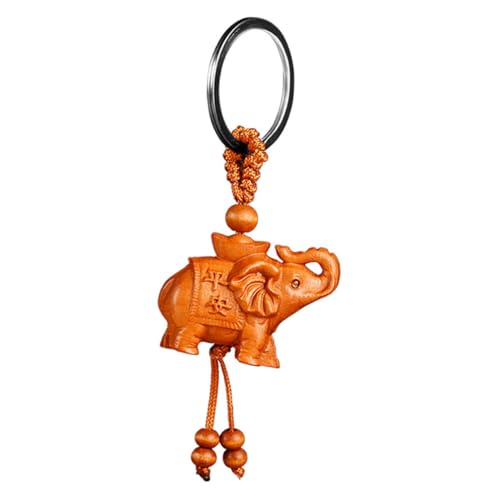 PartyKindom Holz Elefant Anhänger Schlüsselanhänger Handgeschnitzt Rucksack Charm Taschen Hänge Ornament Deko Accessoire PartyKindom Holz Elefant Anhänger Schlüsselanhänger Handgeschnitzt Rucksack Charm Taschen Hänge Ornament Deko Accessoire von PartyKindom