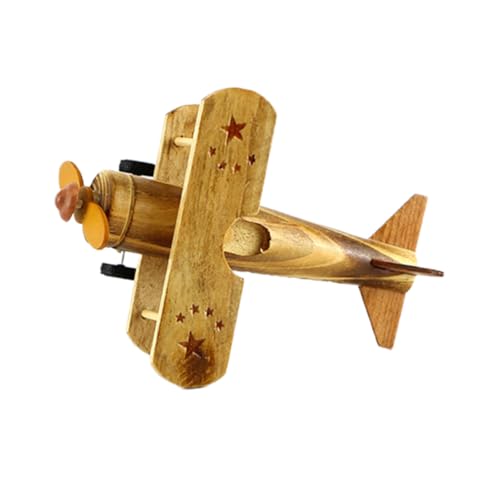 PartyKindom Holz Flugzeug Modell Militärische Kunst Miniatur Deko Ornament Vintage Handgefertigt Für Wohnzimmer Büro PartyKindom Holz Flugzeug Modell Militärische Kunst Miniatur Deko Ornament Vintage Handgefertigt Für Wohnzimmer Büro von PartyKindom