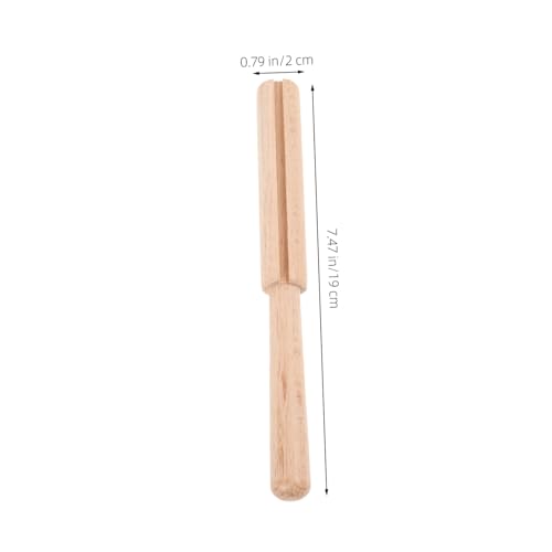 PartyKindom Holz garnschneider Stab Ergonomisches Stickgarn Schneidewerkzeug für DIY Handarbeit Rug Garn Zubehör aus Massivem Holz Präzises Schneiden von Wolle und Baumwolle Robust und von PartyKindom