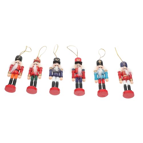 PartyKindom Holzfigur Nutcracker Soldier Deko Teilig Handbemalte Walnuss Soldaten Puppen Klassische Weihnachtsdeko für Tisch Regal Wohnzimmer Langlebige Holzkunst PartyKindom Holzfigur Nutcracker Soldier Deko Teilig Handbemalte Walnuss Soldaten Puppen Klassische Weihnachtsdeko für Tisch Regal Wohnzimmer Langlebige Holzkunst von PartyKindom