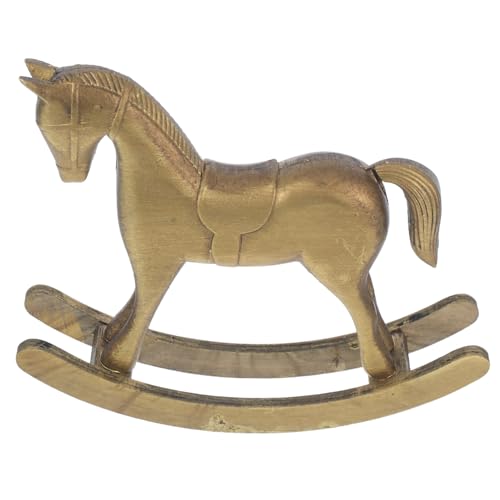 PartyKindom Holzpferd Schaukelpferd Vintage Pferdestatue Heimdeko Wohnzimmer Dekoration Bürotisch Ornament Bücherregal Figur Maserung Handwerk PartyKindom Holzpferd Schaukelpferd Vintage Pferdestatue Heimdeko Wohnzimmer Dekoration Bürotisch Ornament Bücherregal Figur Maserung Handwerk von PartyKindom
