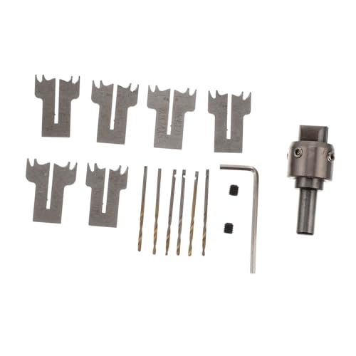 PartyKindom Holzringbohrer Ringmacher Werkzeug Kit für Holzringe Schmuckherstellung Präzise Langlebig Geeignet für Rosenholz Sandelholz und DIY Holzarbeiten von PartyKindom