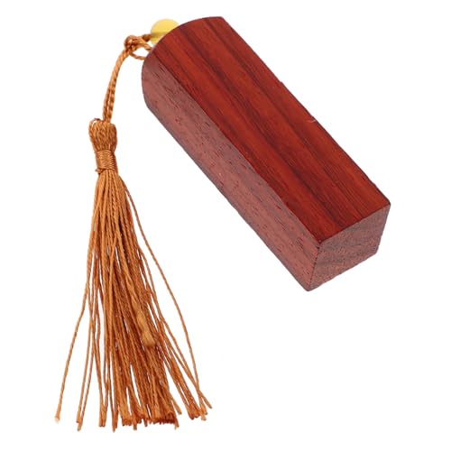 PartyKindom Holzstempel Blanko mit Quaste DIY Holzschnitzstempel für Kalligraphie Namens und Unterschriftenstempel für Kreative Projekte und Verschiedenen von PartyKindom