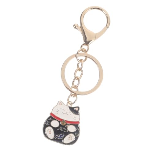 PartyKindom Japanischer Stil Glückskatze Schlüsselanhänger Schwarz Leichter Widerstandsfähiger Taschenanhänger Multifunktional als Schlüssel und Taschen Deko für Katzenliebhaber Frauen PartyKindom Japanischer Stil Glückskatze Schlüsselanhänger Schwarz Leichter Widerstandsfähiger Taschenanhänger Multifunktional als Schlüssel und Taschen Deko für Katzenliebhaber Frauen von PartyKindom