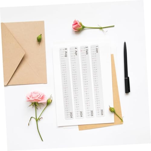 PartyKindom Kalenderaufkleber Notizbuch Kalender Sticker Selbstklebend Praktisch für Büroplaner und Studenten DIY Monatsplaner Aufkleber Schreibpapier Kreative Planer Tabs PartyKindom Kalenderaufkleber Notizbuch Kalender Sticker Selbstklebend Praktisch für Büroplaner und Studenten DIY Monatsplaner Aufkleber Schreibpapier Kreative Planer Tabs von PartyKindom