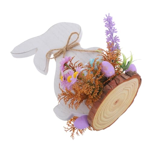 PartyKindom Kaninchen-Desktop-Dekoration Ostern tischdeko Tischdekoration mit Osterhasen Land Osterhasen-Desktop-Ornament rustikal Kaninchen-Wohndekoration Osterhasen-Deko aus Holz Seidentuch PartyKindom Kaninchen-Desktop-Dekoration Ostern tischdeko Tischdekoration mit Osterhasen Land Osterhasen-Desktop-Ornament rustikal Kaninchen-Wohndekoration Osterhasen-Deko aus Holz Seidentuch von PartyKindom