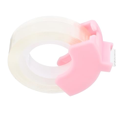 PartyKindom Klebeband Abroller Praktischer Tape Cutter für Büro und Zuhause Einfacher Halt Glatte Kanten Robustes Design Kleinem Klebeband Rosa von PartyKindom