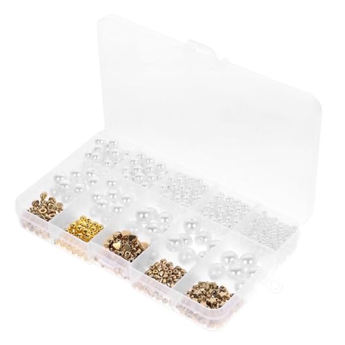PartyKindom Kleine Spacer Perlen DIY Schmuckperlen Langlebige und Sichere Abstandsperlen für Armbänder für Basteln von PartyKindom