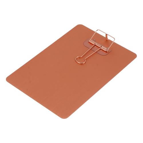 PartyKindom Klemmbrett aus Rosegold Stabiles Schreibbrett mit Papierhalter Leichtes Clipboard für Büro Schule Arzt und Zuhause Robustes Metall Notizbrett Einfach zu Bedienen PartyKindom Klemmbrett aus Rosegold Stabiles Schreibbrett mit Papierhalter Leichtes Clipboard für Büro Schule Arzt und Zuhause Robustes Metall Notizbrett Einfach zu Bedienen von PartyKindom