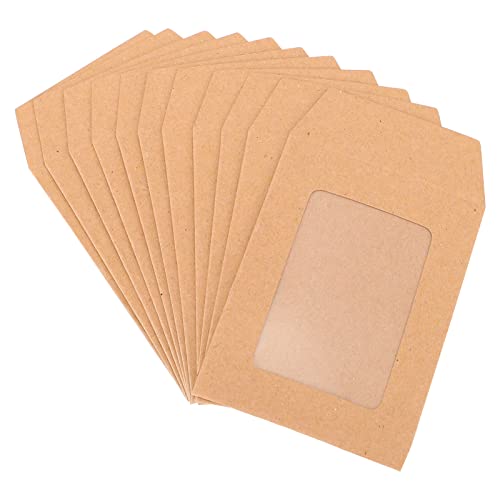 PartyKindom Kraftpapier Umschläge 25 Stücke Transparent Verschließbare Dokumentenmappe für Büro Schule und Kreative Anwendungen PartyKindom Kraftpapier Umschläge 25 Stücke Transparent Verschließbare Dokumentenmappe für Büro Schule und Kreative Anwendungen von PartyKindom