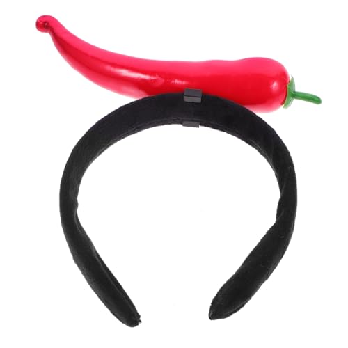 PartyKindom Kreatives Chili Kopfschmuck Stirnband Für Partys Lustiges Cartoon Gemüse Haarband Foto Requisite Für Festivals Und Feierlichkeiten PartyKindom Kreatives Chili Kopfschmuck Stirnband Für Partys Lustiges Cartoon Gemüse Haarband Foto Requisite Für Festivals Und Feierlichkeiten von PartyKindom